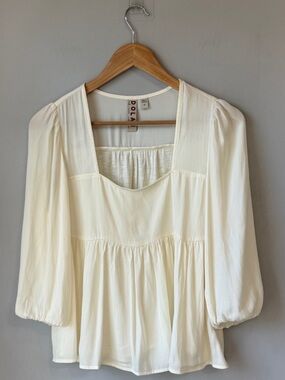 DOLAN Fairy Blouse Anthropologie Peasant